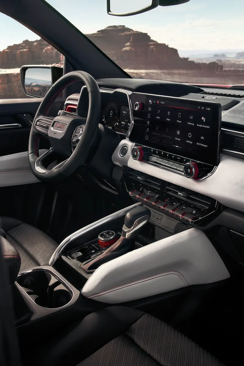 2026 GMC Canyon infotainment system at Trecek Buick GMC in PORTAGE WI